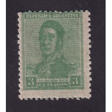 ARGENTINA 1918 GJ 482 ESTAMPILLA NUEVA CON GOMA FILIGRANA WHEATLEY BOND U$ 16